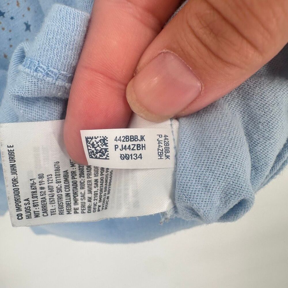 American Eagle David Bowie Band T-Shirt XXS‎ Overized Blue 90s vibes - Picture 7 of 10